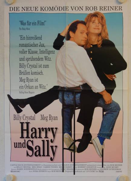 Harry und Sally originales deutsches Filmplakat